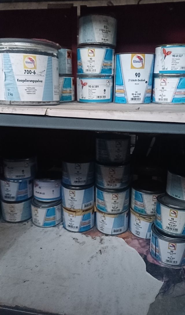 Pintura base serie 90 Glasurit varios colores base