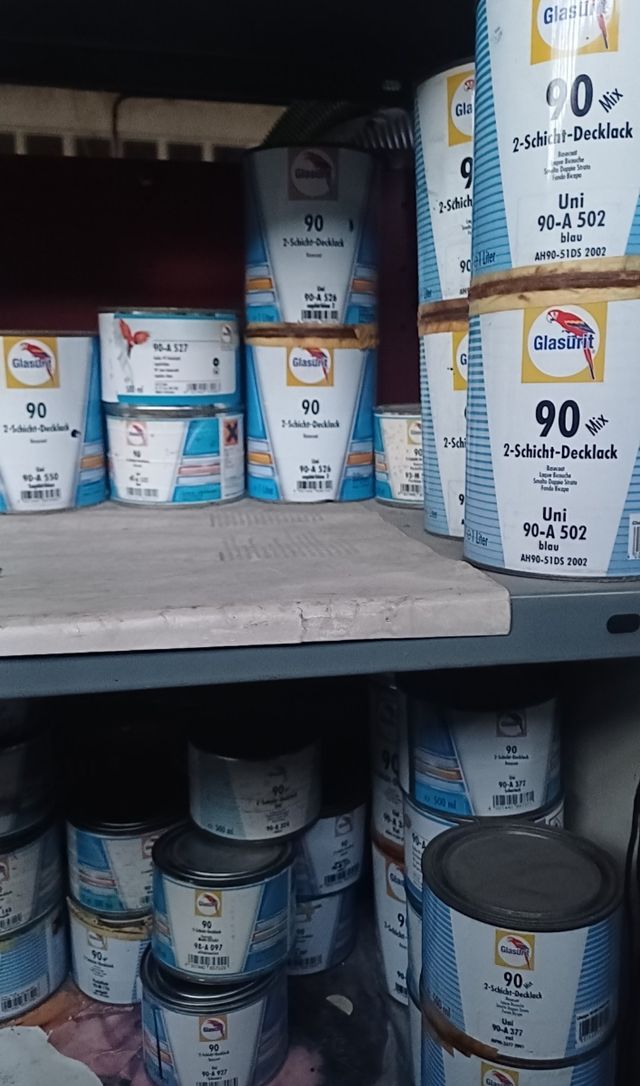 Pintura base serie 90 Glasurit varios colores base