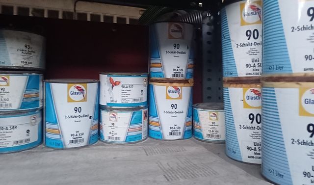 Pintura base serie 90 Glasurit varios colores base