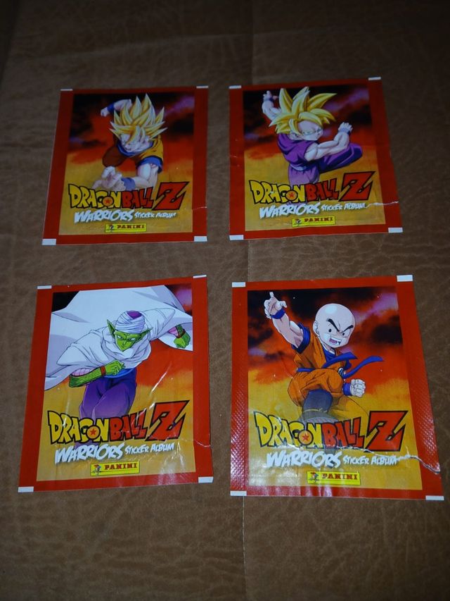 Sobres vacíos dragon ball z warriors