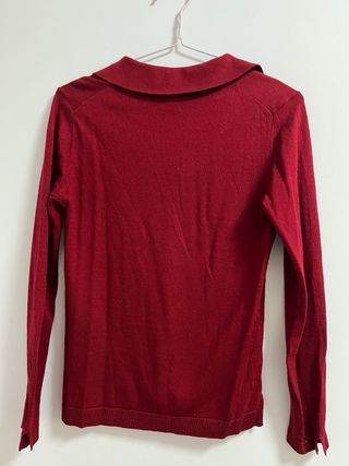 Jersey cuello pico de Massimo Dutti