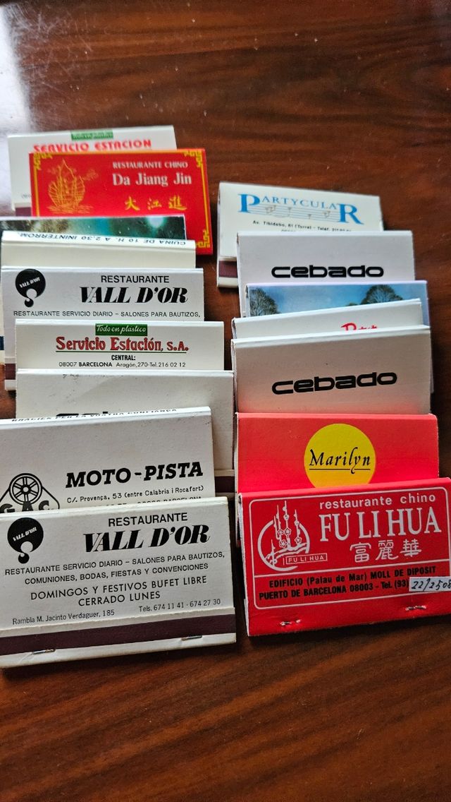 Cajas de cerillas coleccionista