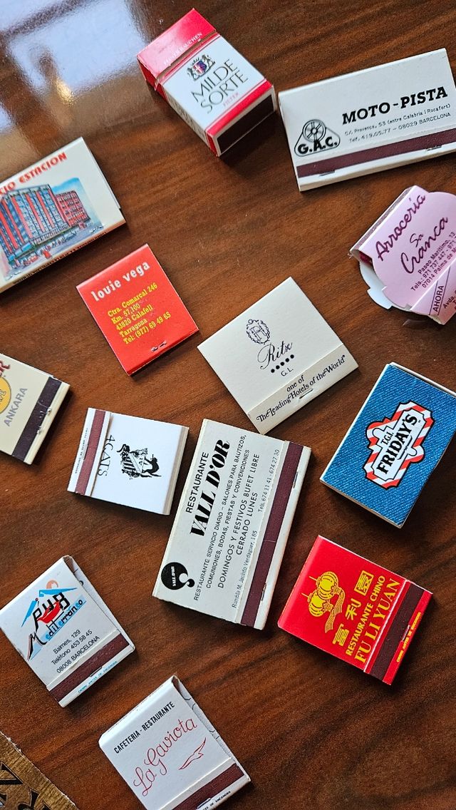 Cajas de cerillas coleccionista