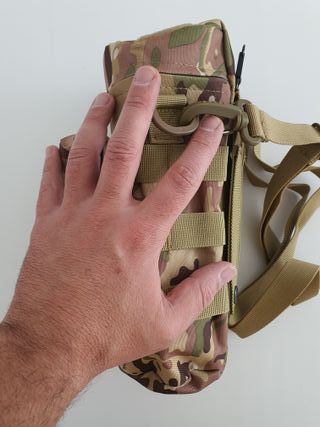 Bolso molle porta botella correa [Camuflaje] 27x11