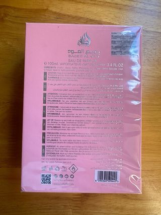  PERFUME NOBLE BLUSH LATTAFA PARA MUJER