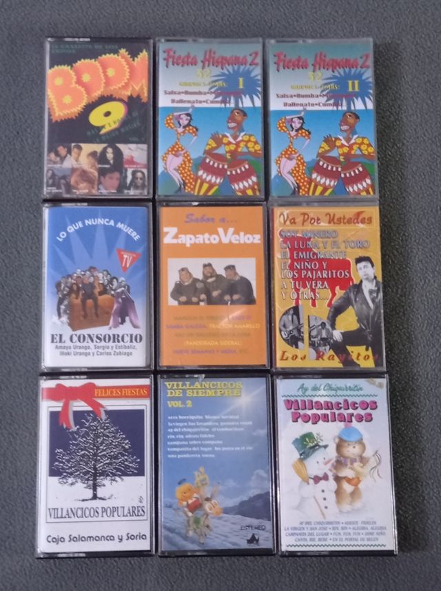 CINTAS CASSETTE desde 1€ ORIGINALES