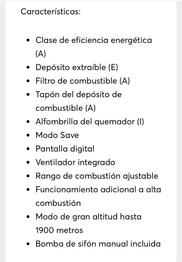 Estufa parafina zibro