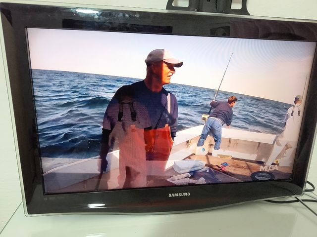 Televisor Samsung con soporte