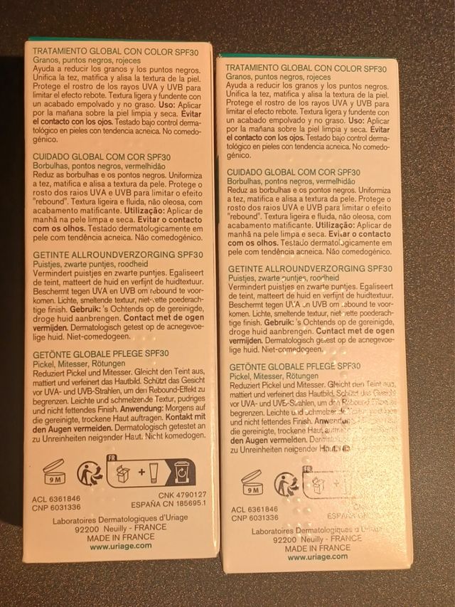 HYSÉAC - 3-REGUL URIAGE Cuidado con Color SPF30