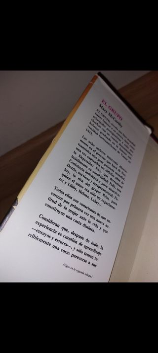 LIBRO - El grupo - Mary McCarthy - FEMINISMO