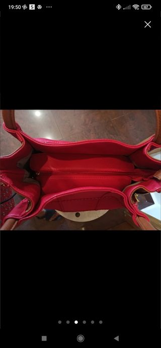 Bolso rojo sin estrenar