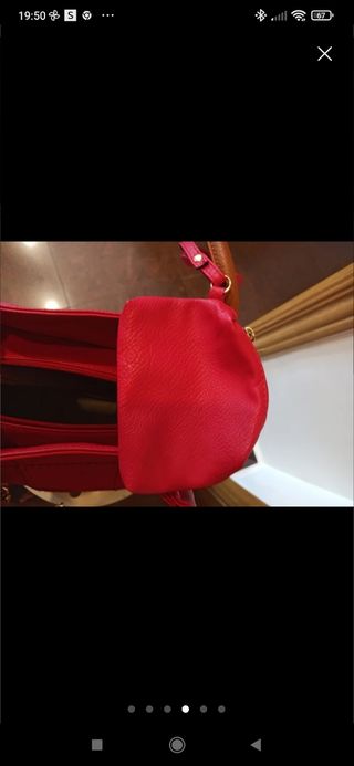 Bolso rojo sin estrenar