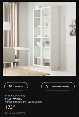 Mueble Billy gris Ikea