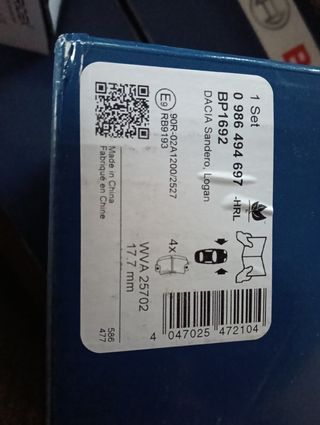 Se vende repuestos para dacia Saandero