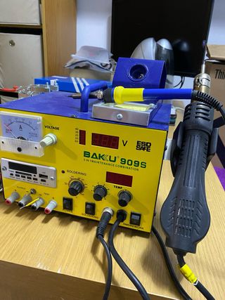 Fuente de alimentación, soldador para reparaciones