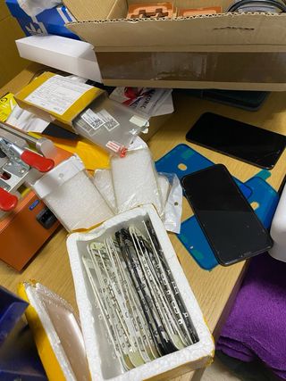 Fuente de alimentación, soldador para reparaciones