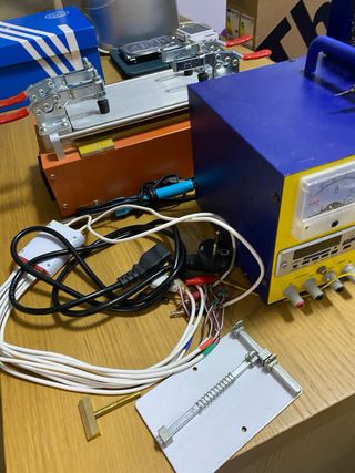 Fuente de alimentación, soldador para reparaciones