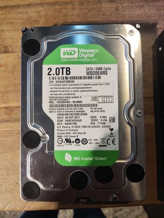 Disco duro 2Tb averiado