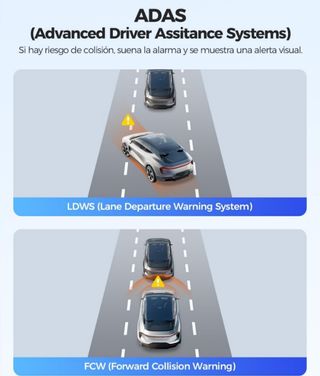 Cámara para coche, camión, con GPS, graba...