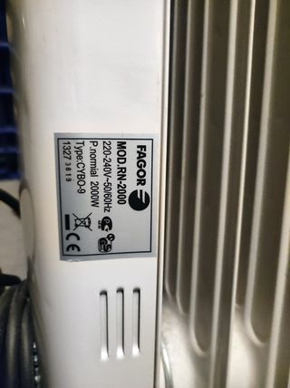 Radiadores de calefacción.