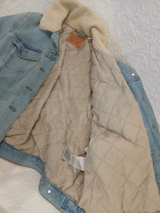 Chaqueta texana Levis de mujer.
