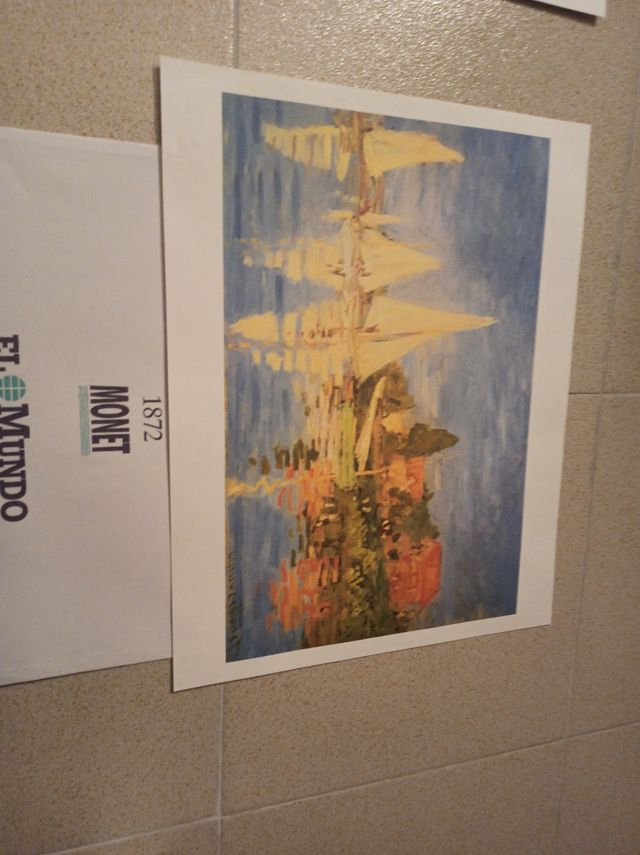 Lámina de grandes pintores