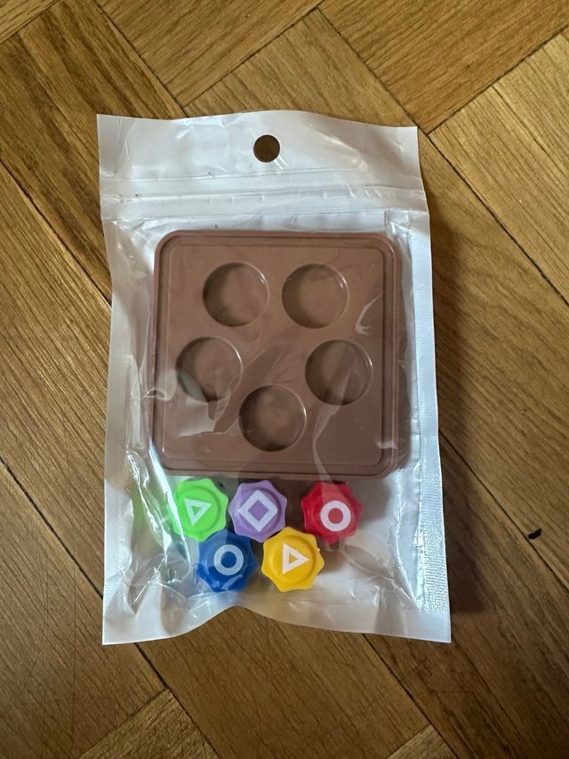 Dados de juego calamar