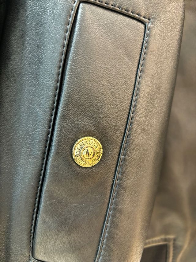 Caqueta bomber cuero VERSACE JEANS COUTURE