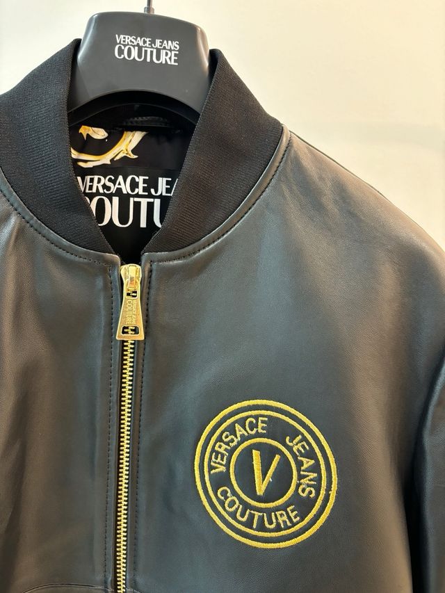Caqueta bomber cuero VERSACE JEANS COUTURE