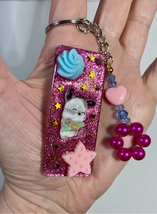 3 portachiavi in resina sweet kawaii