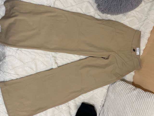 Pantaloni da abito beige