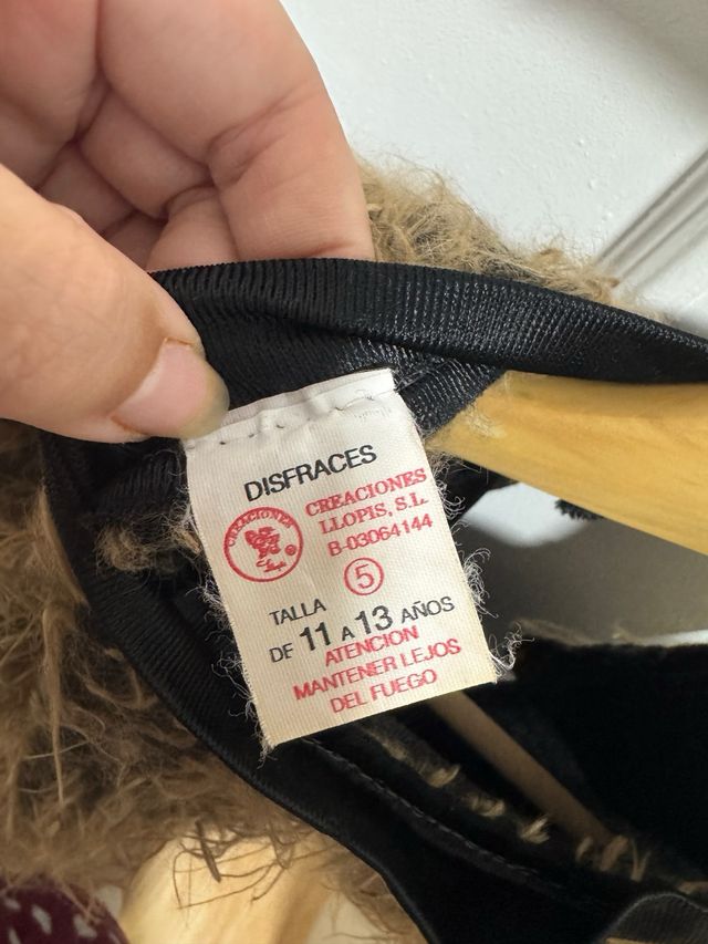 Disfraz infantil guerrera guerrero con accesorios