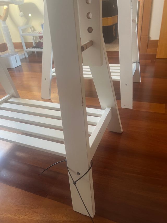 Caballetes MITTBACK de IKEA - Blancos y Regulables