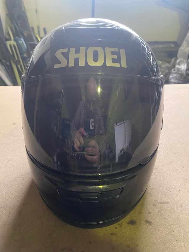 Capacete SHOEI TXR Preto Antigo/Vintage USADO