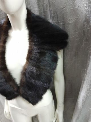 Collo stola scialle vera pelle