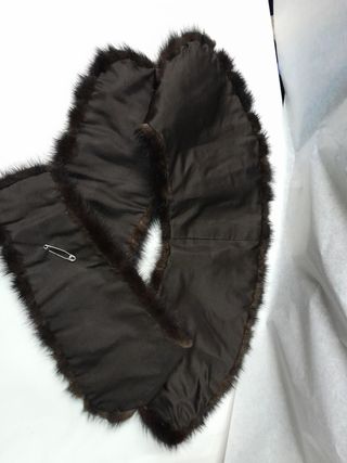 Collo stola scialle vera pelle