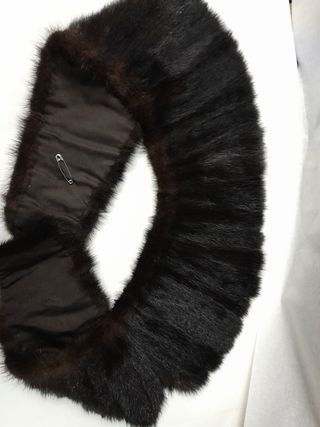 Collo stola scialle vera pelle