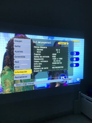 Proyector epson 