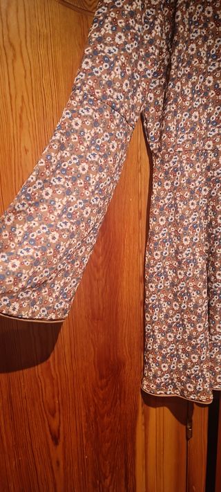 Vestido floral hippie 