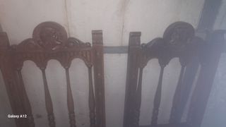 SILLA CASTELLANA TAPIZADA MUY ANTIGUA