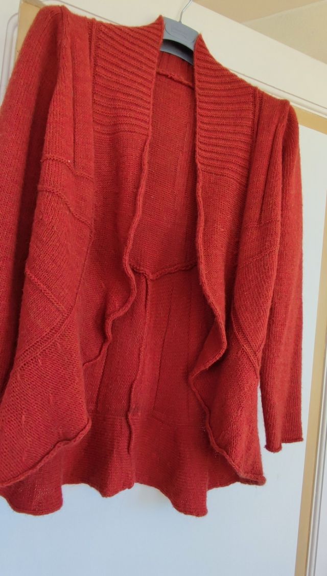 Cardigan in lana e alpaca