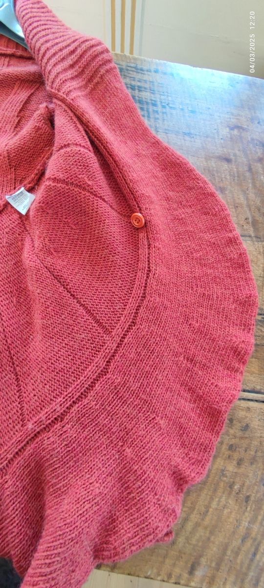 Cardigan in lana e alpaca