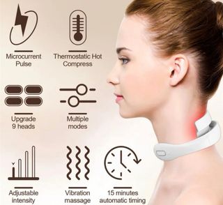 Aparelho massajador de pescoço coluna Cervical