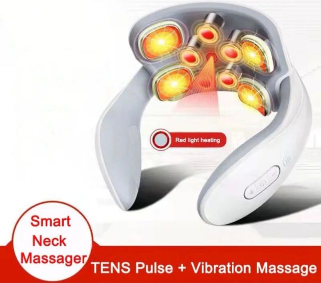 Aparelho massajador de pescoço coluna Cervical