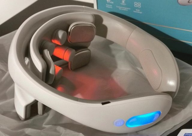 Aparelho massajador de pescoço coluna Cervical