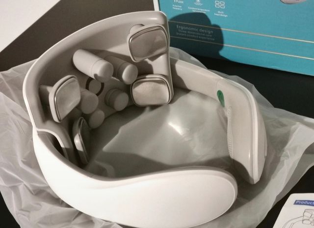 Aparelho massajador de pescoço coluna Cervical