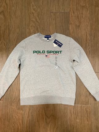Sudadera Gris Polo Sport