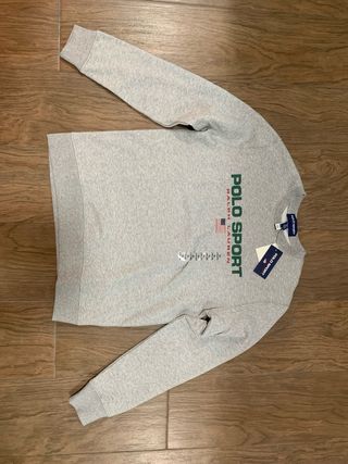 Sudadera Gris Polo Sport