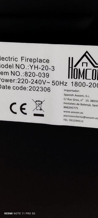 Estufa eléctrica vintage