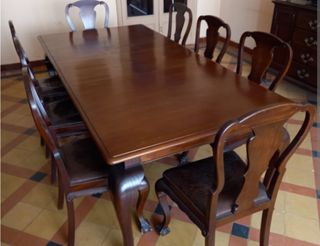 Mesa comedor y 6 sillas